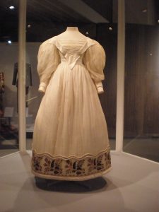 British or French wedding dress, circa 1930-1833